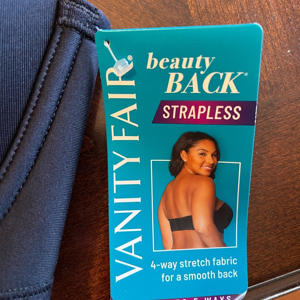 BEAUTY BACK®
Underwire Smoothing Strapless Bra, Black, Size 38B